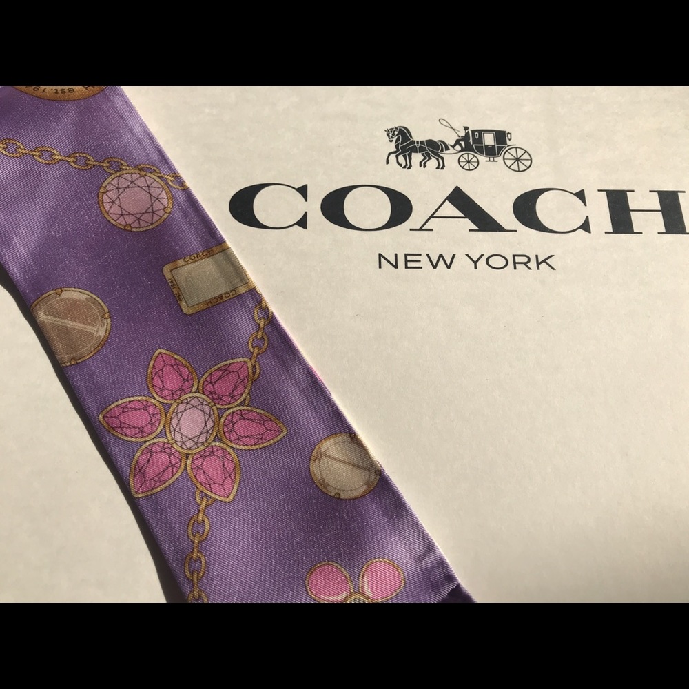 NWT Coach Signature Jewelry Ponytail/Neck Scarf - Picture 8 of 8